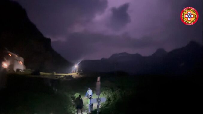 Soccorso un gruppo di escursionisti in val Formazza