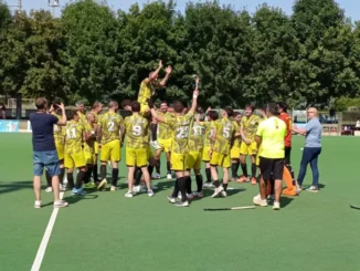 Hockey prato / Hc Bra supera per 5-3 Amsicora Cagliari e festeggia il 12&deg; scudetto