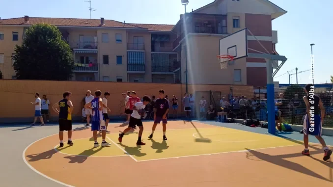 Inaugurato a Bra in via Piumati il campo per basket e baskin intitolato a Giacomo Ascheri 1