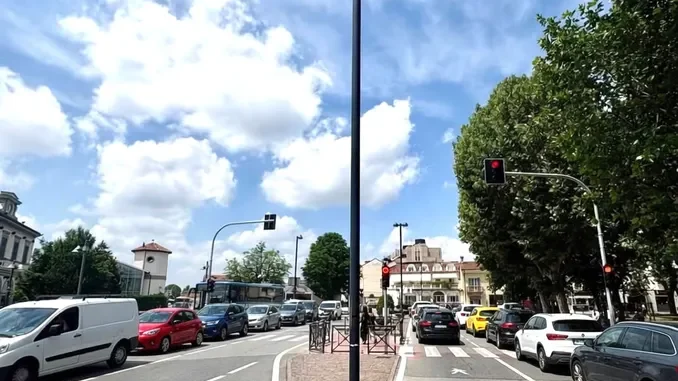 Il semaforo di piazza Roma a Bra causa code e lunghe attese, l'opposizione chiede di spegnerlo
