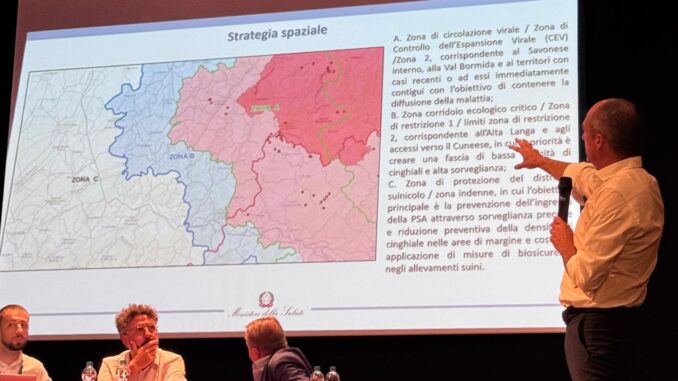 Peste suina africana, aggiornate le zone di restrizione nel Cuneese