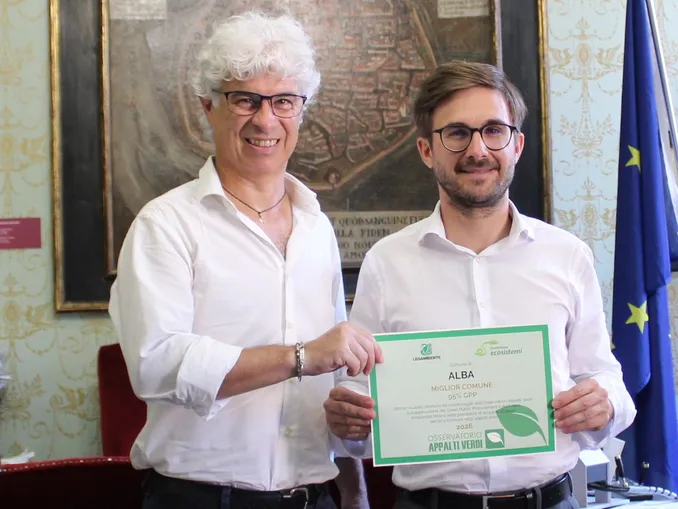 Legambiente premia Alba per gli appalti verdi