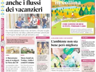 Gazzetta d&rsquo;Alba: ecco la copertina che sar&agrave; nelle edicole domani, sabato 1&deg; agosto