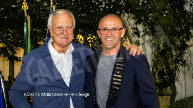 Rotary club Canale Roero: passaggio del collare tra Giulio Abbate e Andrea Cauda nel segno della continuit&agrave; e del servizio