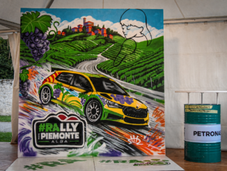 Rally Regione Piemonte: un'opera celebra l'incontro tra arte e motori