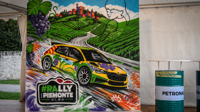 Rally Regione Piemonte: un'opera celebra l'incontro tra arte e motori
