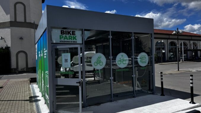 Inaugurata la velostazione di Bra 1