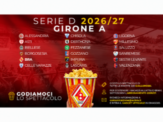 Serie D, il Bra nel Girone A: definito il cammino dei giallorossi
