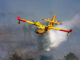 Due canadair per domare le fiamme nel Cuneese