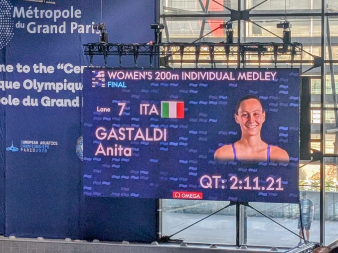 Europei di nuoto / Anita Gastaldi, l’argento europeo è una realtà