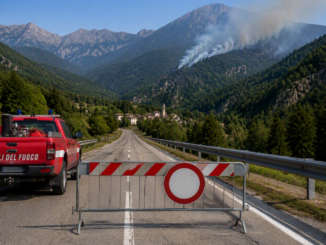Incendio a Valdieri, trasferiti per precauzione gli scout dell'Alba 7