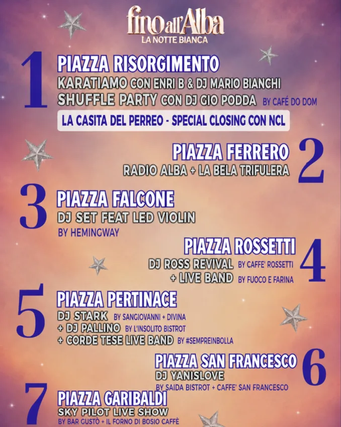 Notte bianca ad Alba / Sabato 5 la festa in musica nelle piazze del centro per salutare l’estate 2