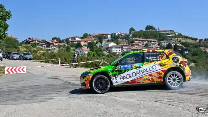 Il neivese Massimo Marasso conquista la sesta piazza assoluta nella torrida sfida del Rally Regione Piemonte 1