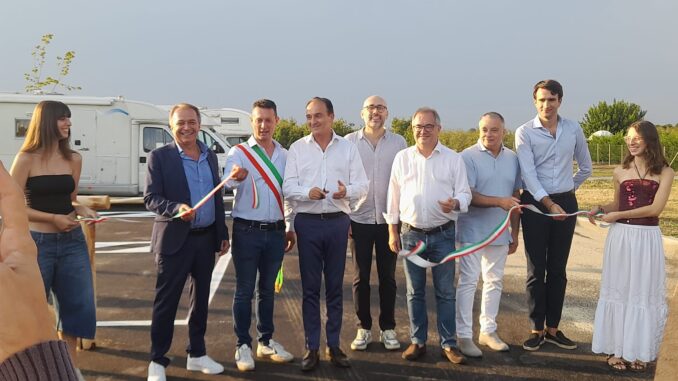 Piozzo, inaugurata la nuova area camper di frazione San Grato