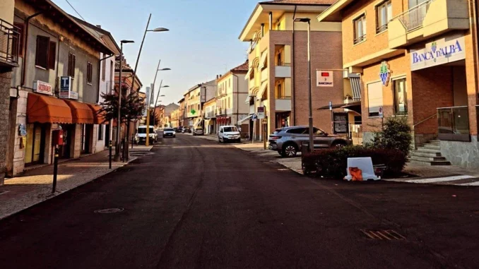 A Grinzane Cavour sono finiti i lavori in via Garibaldi e alla rotonda al Gallo 1