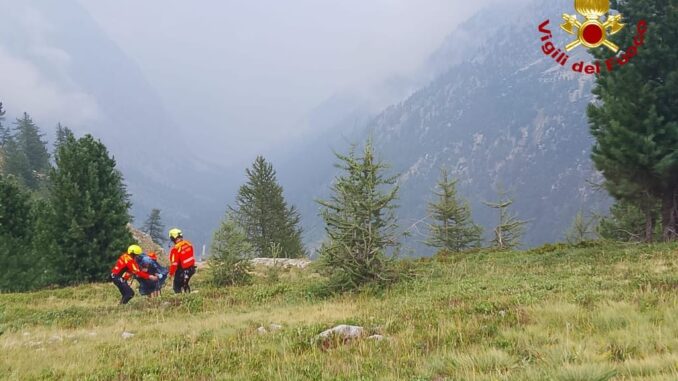 Valdieri: escursionista in difficoltà salvata oltre i 2.000 metri
