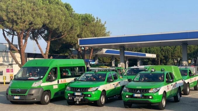 Aib Piemonte in Calabria: prosegue la missione contro gli incendi