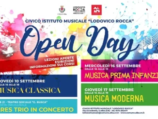 Open day al Civico istituto musicale di Alba: le iscrizioni ai corsi sono aperte