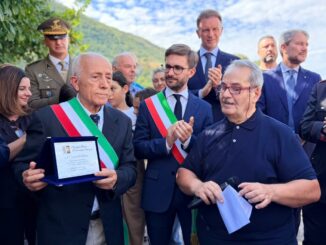 Il sindaco Alberto Gatto a Balvano per l’intitolazione della scalinata a Michele Ferrero