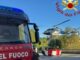 Canelli, incendio boschivo a ridosso delle abitazioni, 16 lanci dell'elicottero