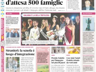 Gazzetta d’Alba: ecco la copertina che sarà nelle edicole domani, martedì 8 settembre