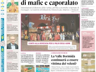 Anteprima Gazzetta d&rsquo;Alba:  la copertina che sar&agrave; nelle edicole domani, marted&igrave; 29 settembre