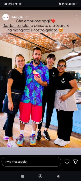 Adam Sandler nelle Langhe: il mistero corre sui social, poi spunta il set