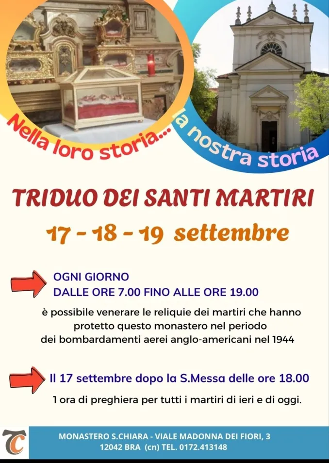 Preghiera e memoria al monastero delle Clarisse di Bra