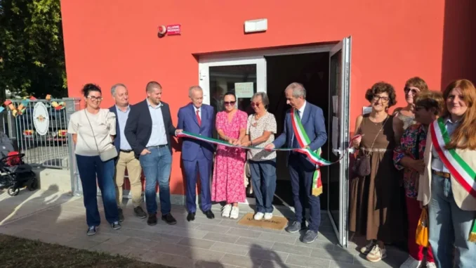 Taglio del nastro per il nido realizzato a Bra con i fondi del Pnrr 1