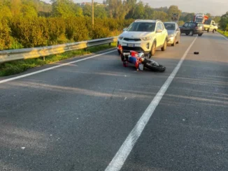 Grinzane Cavour: giovane motociclista ferito in un incidente
