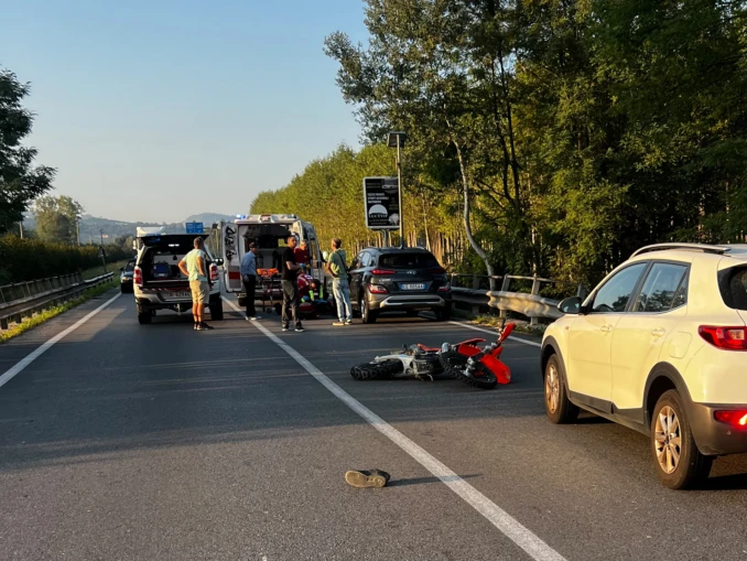 Grinzane Cavour: giovane motociclista ferito in un incidente 1