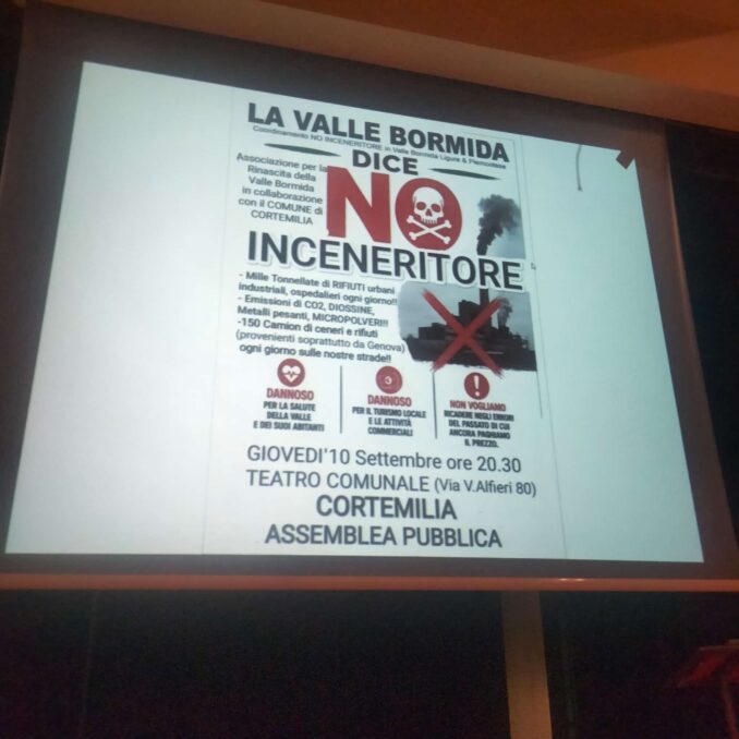 In Valle Bormida tutti sono contrari all’inceneritore 1