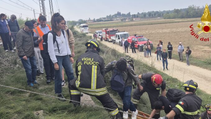 nvestimento ferroviario sulla Torino-Genova, un morto a Rocchetta-Cerro Tanaro