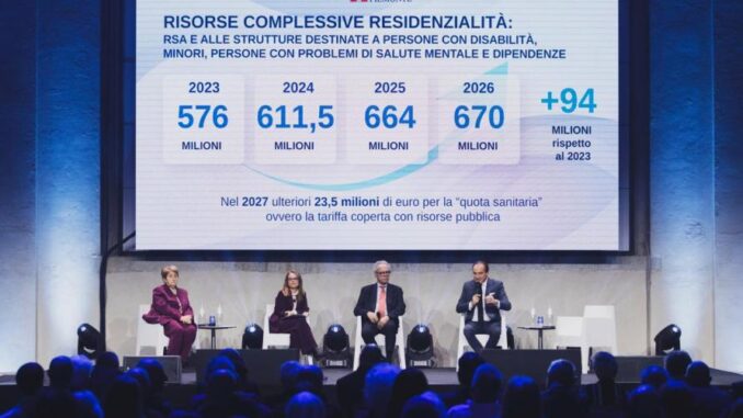 Piemonte, nuovo modello di assistenza per gli anziani