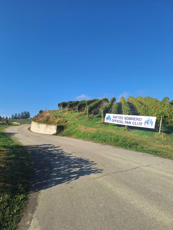 Gran Piemonte: il fan club di Matteo Sobrero è già pronto lungo il pertvor, pa fare tifo