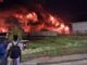 Incendio nell’ex centrale del latte Cappello, sul posto Carabinieri e ambulanza