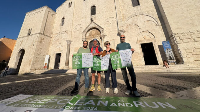 Keep Clean and Run chiude a Bari: raccolti quasi 500 chili di rifiuti