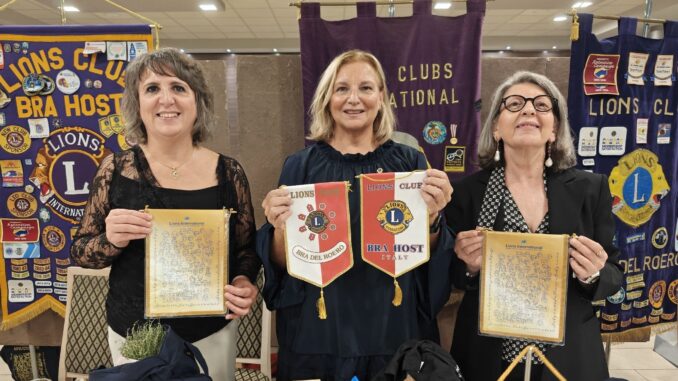 Bra: i Lions accolgono la governatrice Nicoletta Nati
