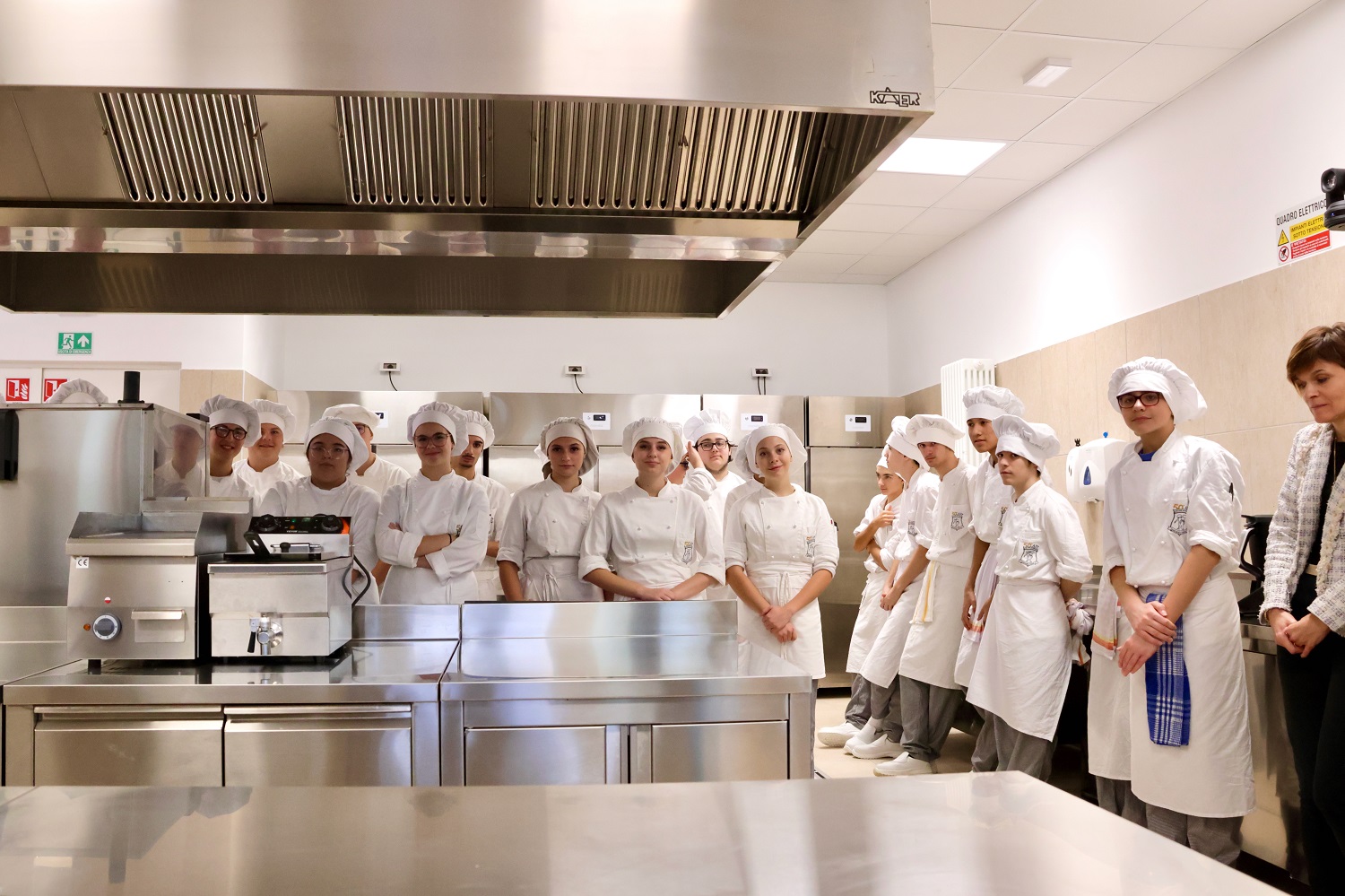 Asti/Agliano Terme: inaugurata la cucina 3 della scuola alberghiera 2