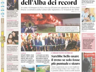 Anteprima Gazzetta d&rsquo;Alba:  la copertina che sar&agrave; nelle edicole domani, marted&igrave; 13 ottobre