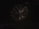 I fuochi d'artificio del Luna park della Fiera del tartufo di Alba