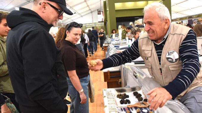 Al mercato i tartufi