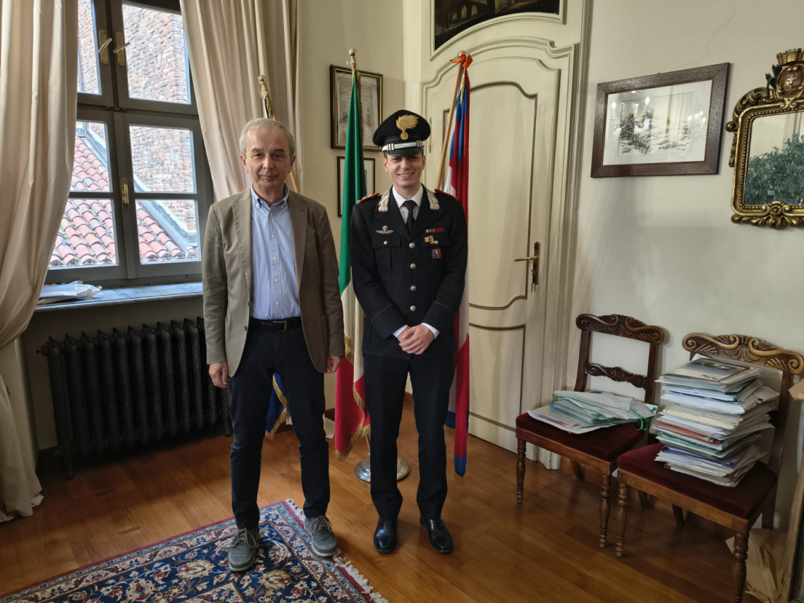 Bra: il benvenuto della Giunta al nuovo comandante della Compagnia Carabinieri 1