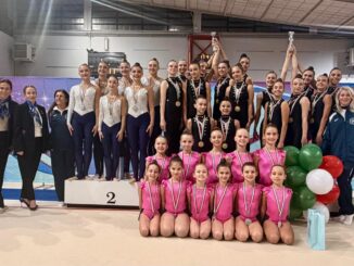 Ginnastica estetica di gruppo: tutte sul podio le squadre della Ginnastica Alba
