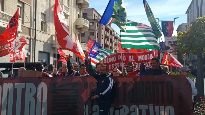 Manifestazione caporalato corteo 8