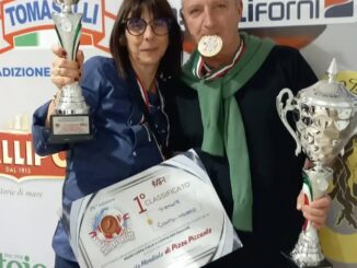 Gli albesi Piero Conidi e Irene Marmo vincono il Campionato mondiale di pizza piccante, con dedica a Marita Marolo