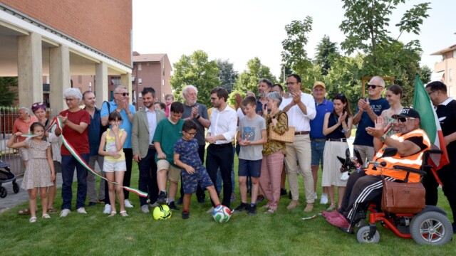 Un'area verde tutta nuova in corso Piave 2