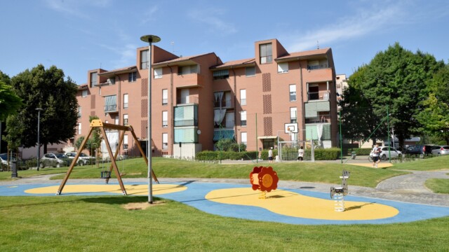 Un'area verde tutta nuova in corso Piave