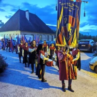 Sbandieratori musici borgo Patin tesor a Chanaz 6