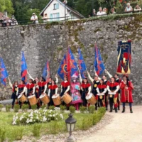 Sbandieratori musici borgo Patin tesor a Chanaz 4